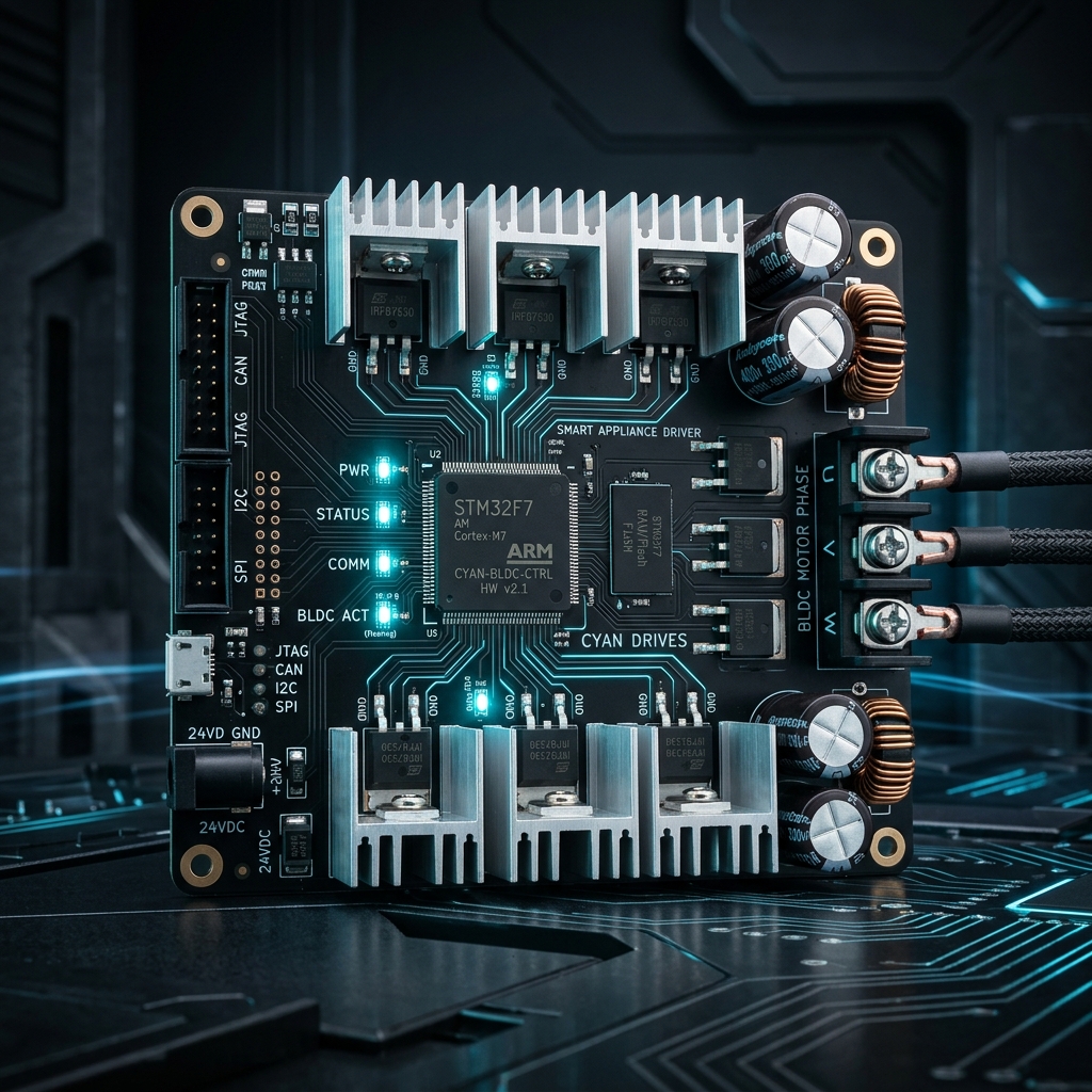 Smart Appliance BLDC Motor Driver Controller